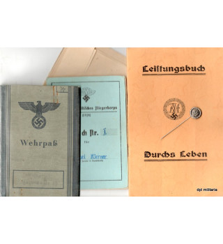 *Wehrpaß - Leistungbuch & Flugbuch**