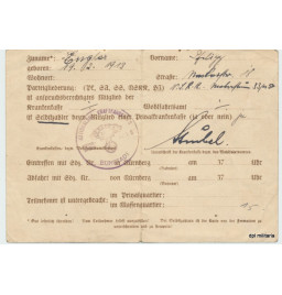 Ausweis für aktive Teilnehmer des Reichsparteitags *