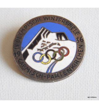 Abzeichen der Olympischen Winterspiele Garmisch - Partenkirchen 1936 *