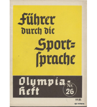 *Olympiades Berlin 1936 numéro 26 *