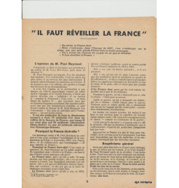 * Revue l'espoir français*