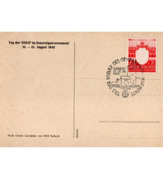 *Postkarte  - Tag der NSDAP*
