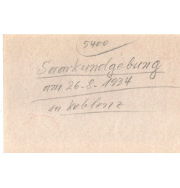 *Sarre 1938*