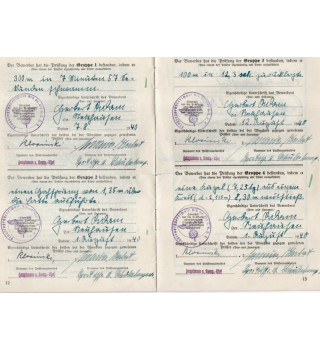 *Diplôme sportif du Reich allemand*