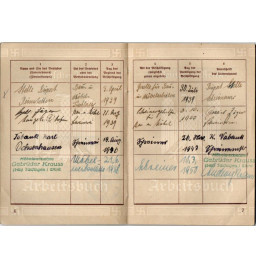 *Livret de travail -  Biberach*
