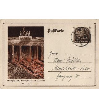 *Carte postale  - L'Allemagne avant tout*