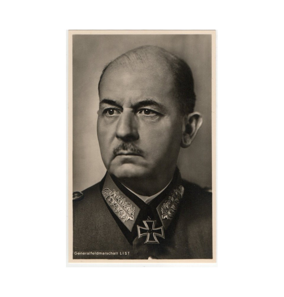 *Generalfeldmarschall List*