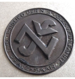 *Türschild der Nationalsozialistischen Volkswohlfahrt (NSV)*