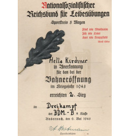 *Urkunde - BDM*