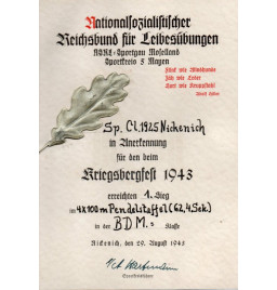 *Certificat - BDM*