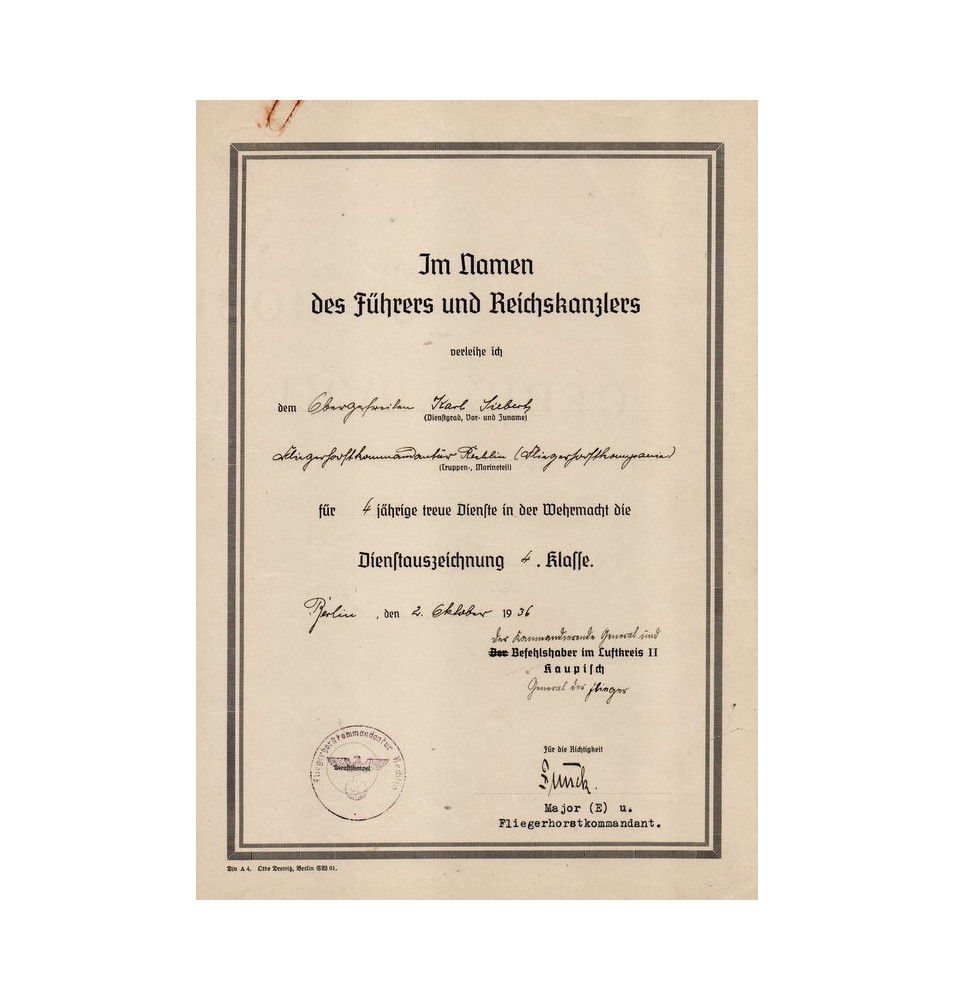 *Ensemble nomination Luftwaffe*