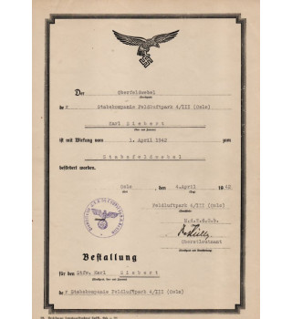 *Zeugnis - Luftwaffe*