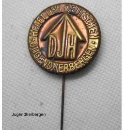 *Anstecknadel des Jugendherbergsverbandes - In gebrauchtem Zustand - Ungereinigt