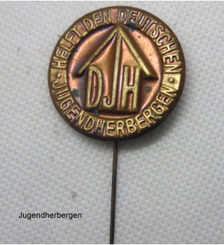 *Anstecknadel des Jugendherbergsverbandes - In gebrauchtem Zustand - Ungereinigt