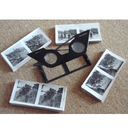 *Lunette stéréoscopique et photos