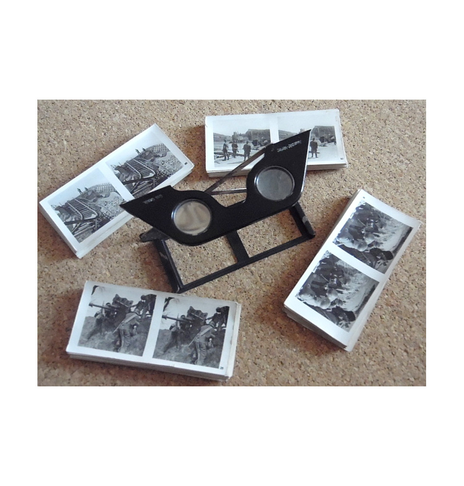 *Lunette stéréoscopique et photos
