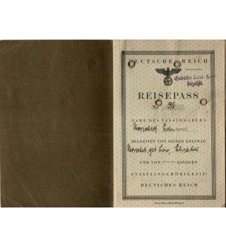 *Reisepass -  Deutsches Reich*