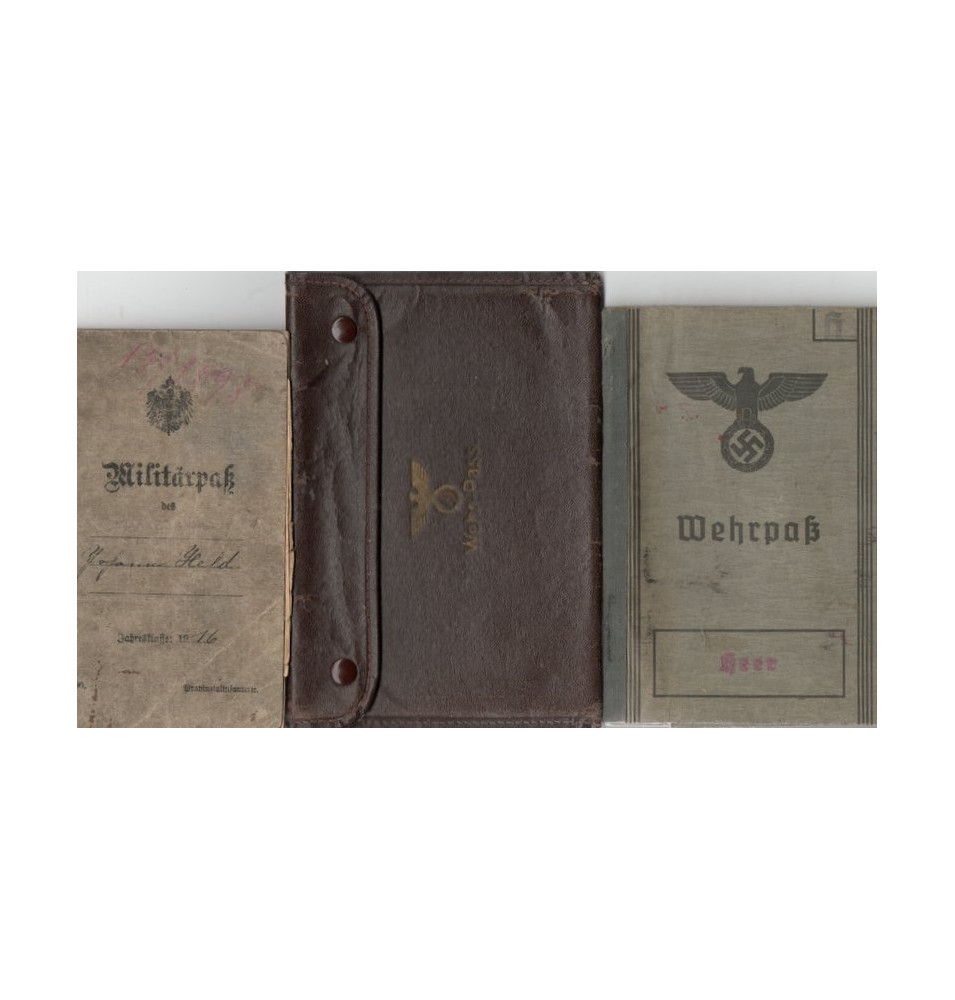*Wehrpaß - Conscrit et livret WKI *