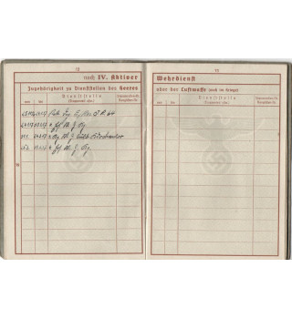 *Wehrpaß - Conscrit et livret WKI *