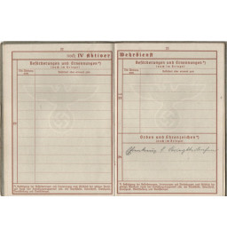 *Wehrpaß - Conscrit et livret WKI *
