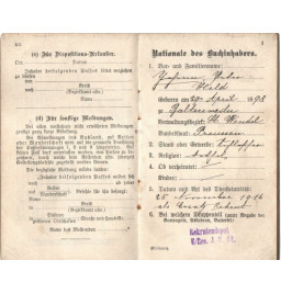 *Wehrpaß - Conscrit et livret WKI *
