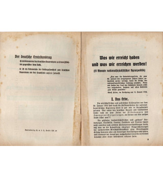 *Livret NSDAP - Politique agricole*