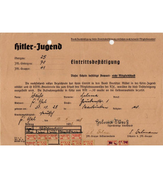 *Eintrittsbestätigung - BDM*