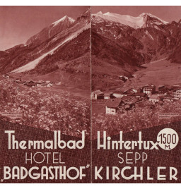 *Dépliants publicitaires - Hintertux*