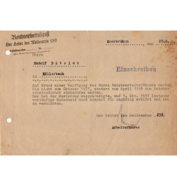 **Vorladung zum Arbeitsdienst**