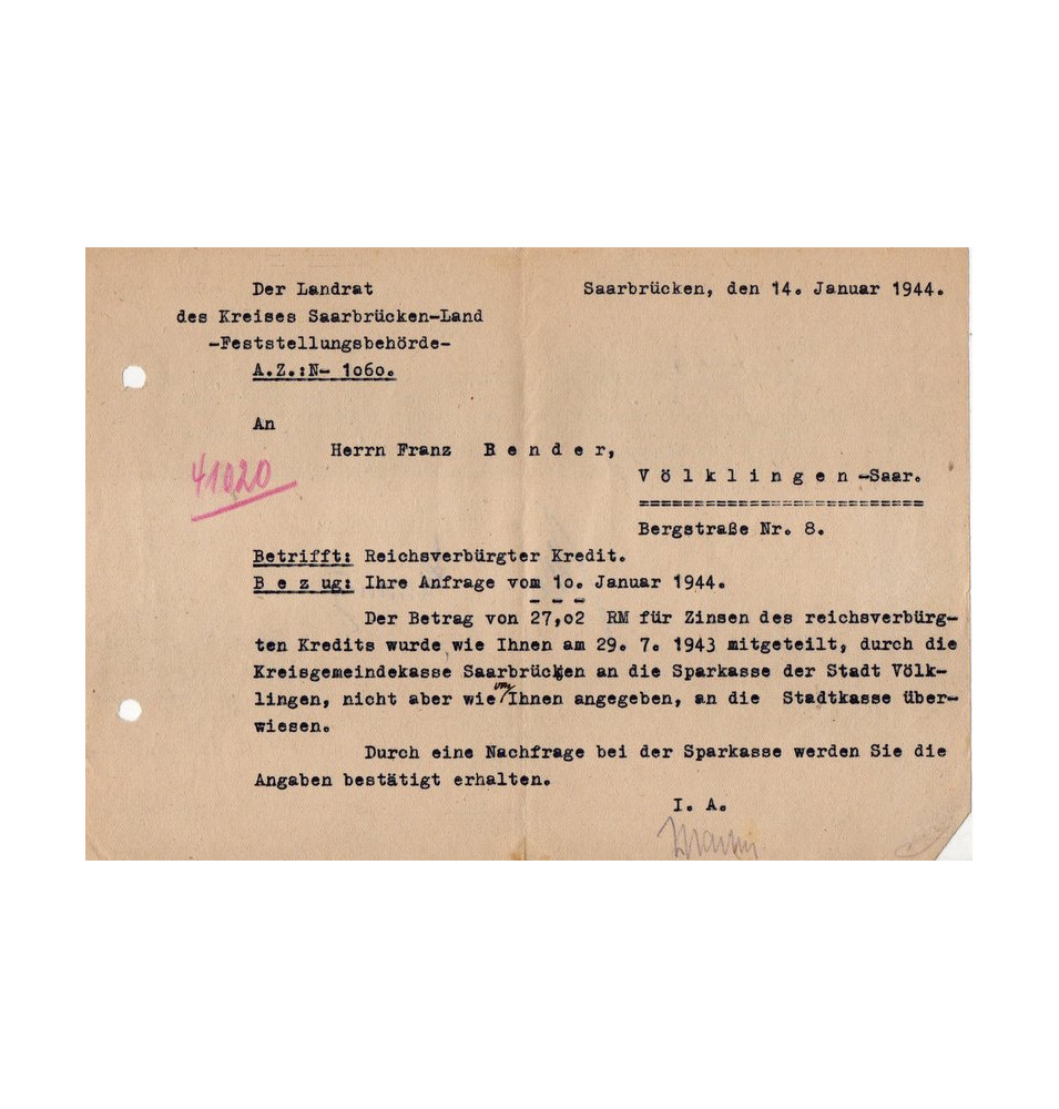 *Reichsverbürger Kredit*
