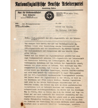 *Courrier - NSDAP - Alsace*