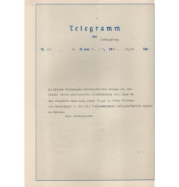 *Jubiläumstelegramm*