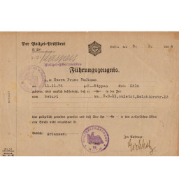 *Führungszeugnis - Polizei*