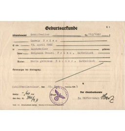 *Geburtsurkunde*
