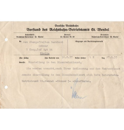*Affectation Reichsbahn*