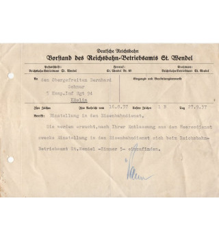 *Affectation Reichsbahn*
