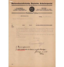 *Schreibeb der NSDAP*