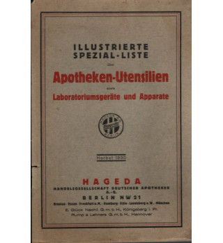 *Illustrierter Katalog für Apotheker*