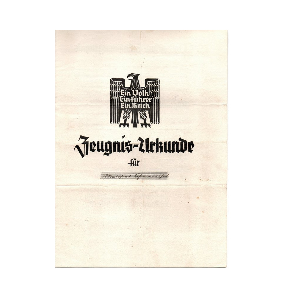 *Volksschulabschlusszeugnis*