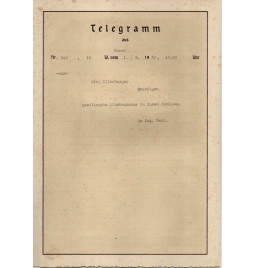 *Télégramme - Jubilé*