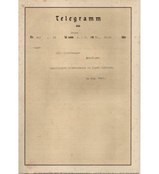 *Télégramme - Jubilé*