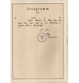*Telegramm - NSDAP*