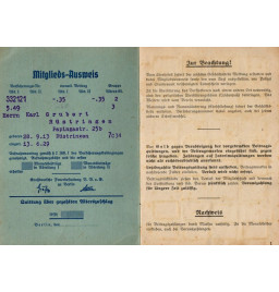 *Carte de membre - Crématorium*