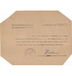 *Attestation de conformité d'aryanisation*