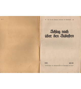 *Schlag nach über den Südosten*