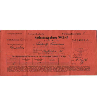*Verbraucherkarte*