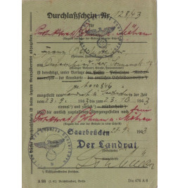 *Grenzübergangskarte Saarland*