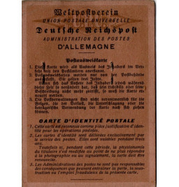 *Carte d'identité postale*