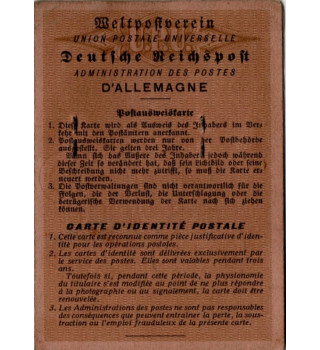 *Carte d'identité postale*
