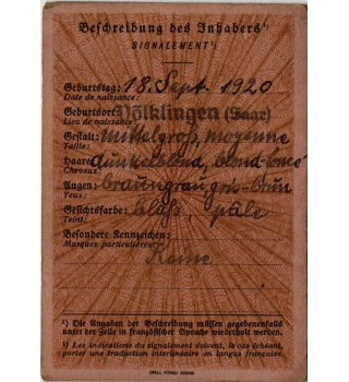 *Carte d'identité postale*